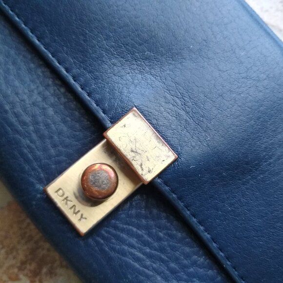 DKNY Dark blue wallet - Picture 3 of 13